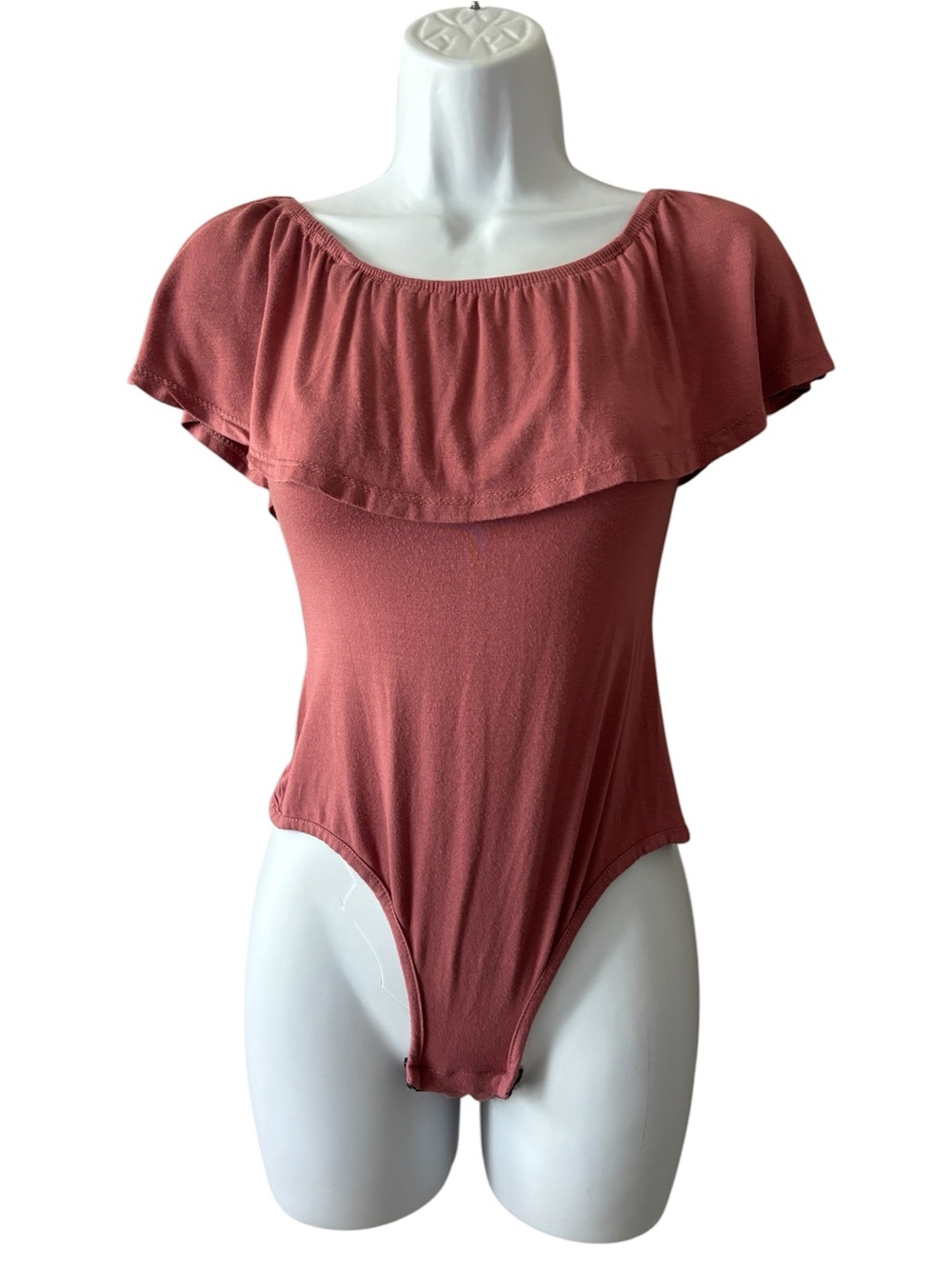 Marci Off-Shoulder Ruffle Bodysuit